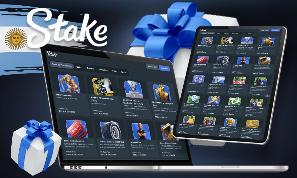 Bonos y promociones en Stake Argentina